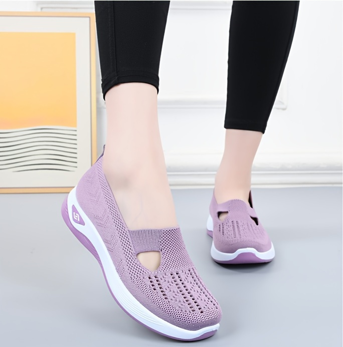 breathable old beijing cloth shoes womens comfortable and breathable soft sole casual womens shoes flat bottom hollow mesh face moms shoes details 7